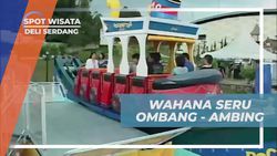Menantang Adrenalin dengan Coba Permainan Ombang Ambing di Hill Park, Deli Serdang  