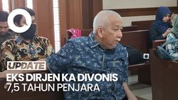 Video Eks Dirjen Prasetyo Divonis 7,5 Tahun Bui di Kasus Rel KA Sumut-Aceh