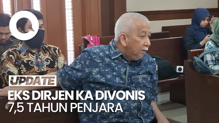 Video Eks Dirjen Prasetyo Divonis 7,5 Tahun Bui di Kasus Rel KA Sumut-Aceh