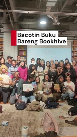 Video POV Ikutan Bacotin Buku Sejarah Bareng Bookhive