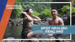 Menemukan Spot Healing yang Pas dan Menenangkan di Air Terjun Sendang Gile, Lombok Utara  