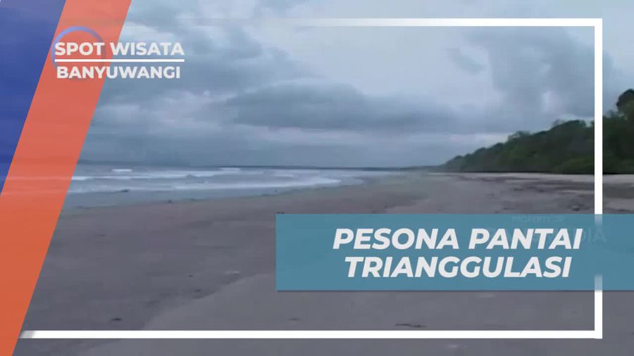 Menikmati Keindahan Sunset dan Pasir Putih di Pantai Trianggulasi Banyuwangi  