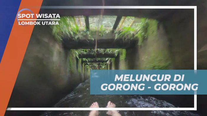 Menghadirkan Sensasi Meluncur di Gorong-Gorong Water Slide Sendang Gile yang Viral di Lombok Utara  