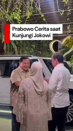 Video: Cerita Prabowo ke Jokowi soal Lawatan ke LN-Obrolan dengan Trump