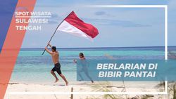 Berlari di Bibir Pantai dan Menikmati Keindahan Alam Pulau Tinalapu di Sulawesi Tengah  