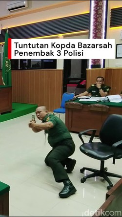 Video: Penembak 3 Polisi Way Kanan Dituntut Hukuman Mati-Dipecat TNI