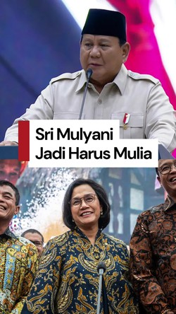 Video Canda Prabowo ke Sri Mulyani: Sesuai Nama Bu Harus Mulia-mulia