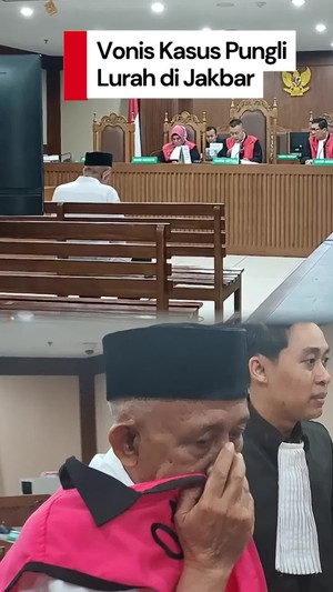 Video: Pungli Surat Tanah, Eks Lurah Jakbar Divonis 1 Tahun 4 Bulan Penjara