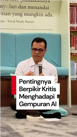 Video Wamenkomdigi Ingatkan Pola Pikir Kritis di Tengah Gempuran AI