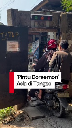 Video: Nyobain Lewat Pintu Doraemon di Tangsel