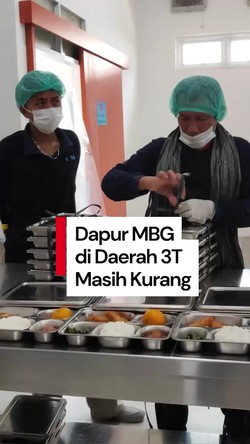 Video: Dapur Makan Gratis di Daerah 3T Masih Kurang 