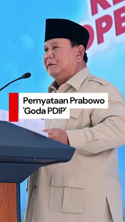 Video: Ragam Canda Prabowo Goda PDIP di Peluncuran Kopdes Merah Putih