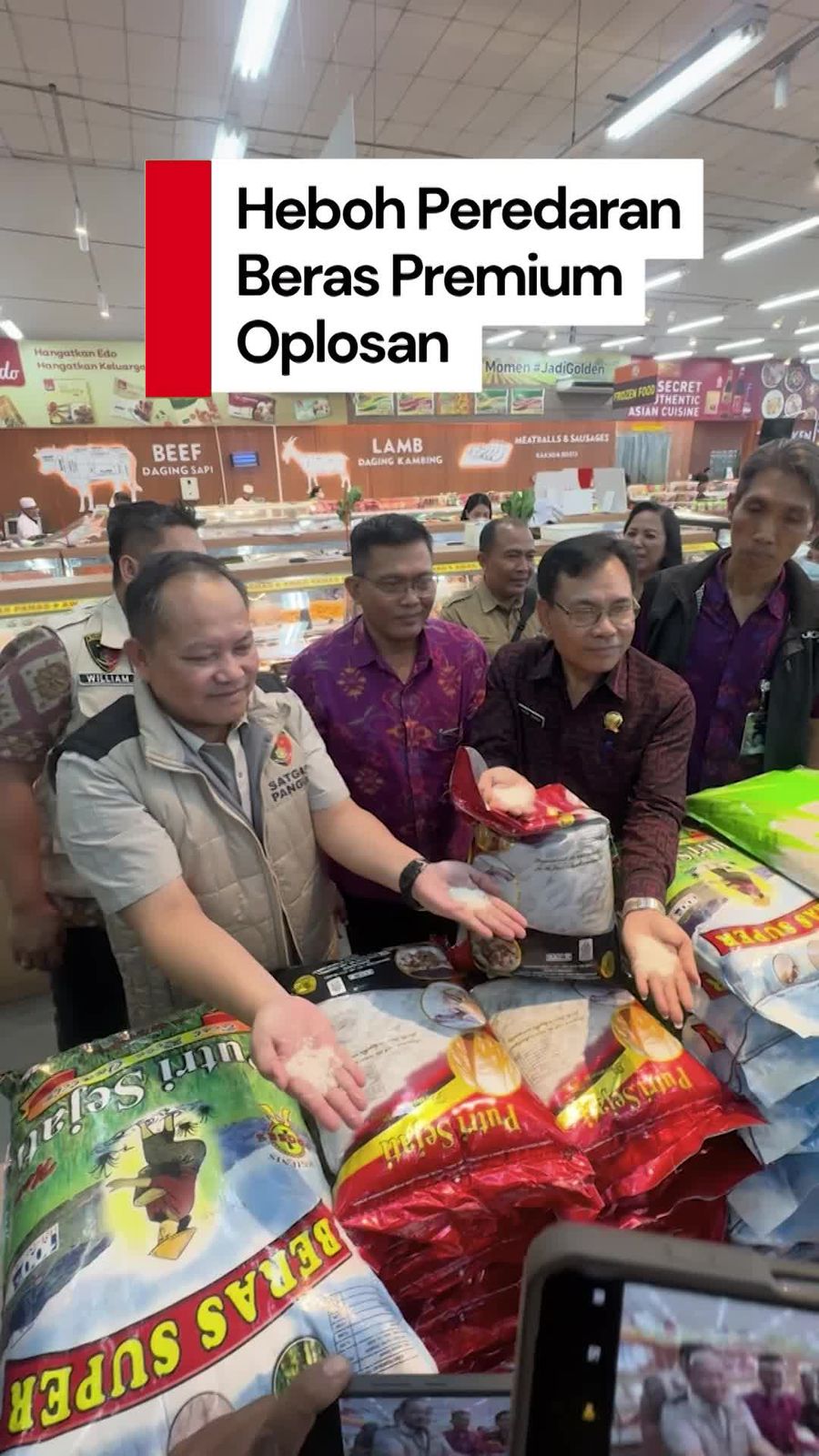 Video: Polisi-Bulog Sidak Beras Oplosan di Bali, Ini Hasil Temuannya...