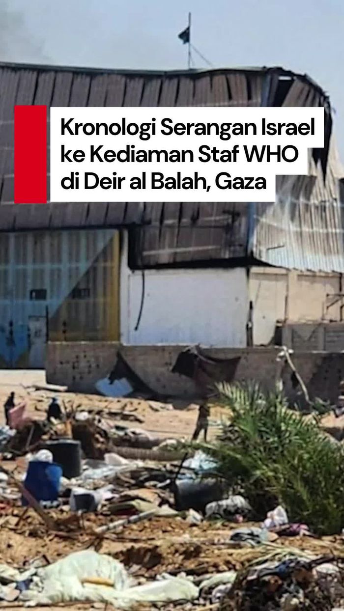 Video Kronologi Israel Serang Kediaman Staf WHO di Gaza