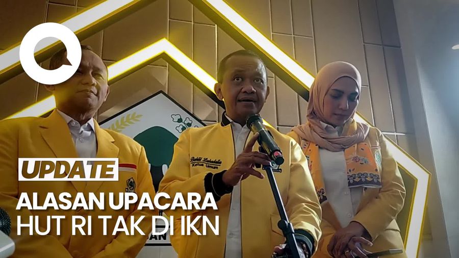 Video Upacara HUT ke-80 RI Digelar di Jakarta, Bahlil: IKN Masih Terbatas 