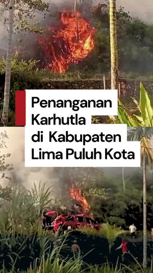Video: Kabupaten Lima Puluh Kota Berstatus Tanggap Darurat Imbas Karhutla