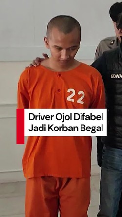Video: Satpam di Ciamis Nekat Begal Ojol Difabel gegara Kecanduan Judol