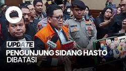 Video: PN Jakpus Batasi Pengunjung Sidang Vonis Hasto