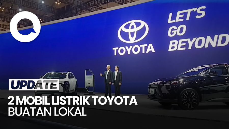 Video: Tampang 2 Mobil Listrik Toyota Buatan Lokal Mejeng di GIIAS