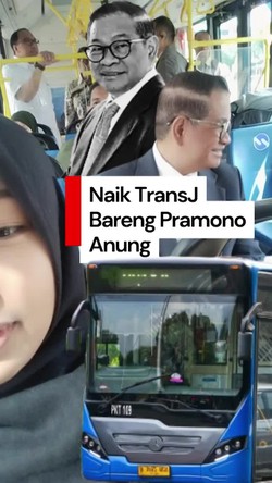 Video: Nyobain Naik TransJ Bareng Pramono Anung