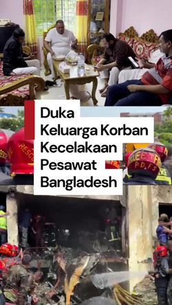 Video: Kisah Pilu Pria Kehilangan Putrinya di Kecelakaan Pesawat Bangladesh