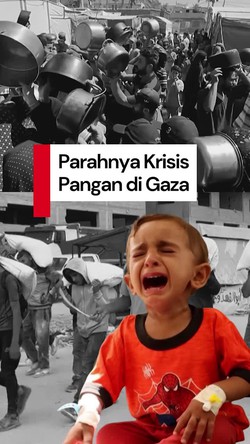Video: Pengakuan Warga Gaza 5 Hari Belum Makan