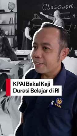 Video: KPAI Bakal Buat Kajian soal Durasi Jam Belajar di Indonesia