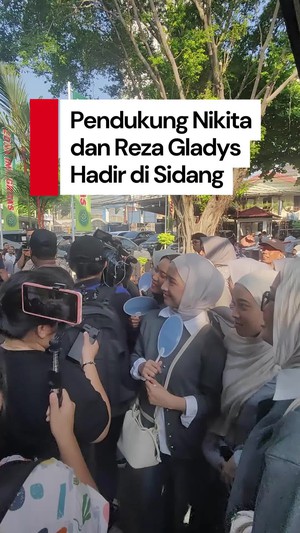Video: Suasana Jelang Sidang Nikita Mirzani Vs Reza Gladys