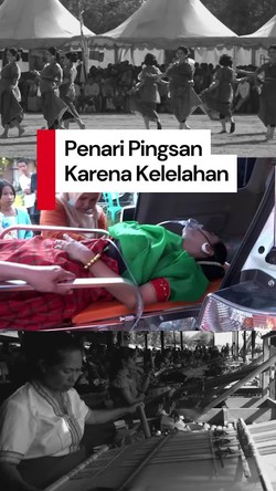 Video: Penari-penari Banua Kaeyyang di Polman Pingsan gegara Kelelahan