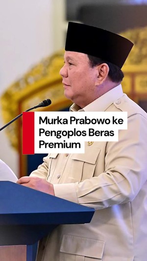 Video Prabowo Mendidih Dengar Beras Oplosan Rugikan Rp 100 T: Kurang Ajar!
