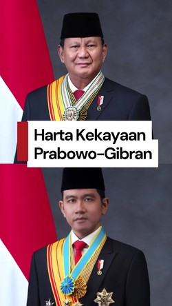Video KPK Rilis Harta Kekayaan, Prabowo Rp 2 T-Gibran Rp 27,5 M