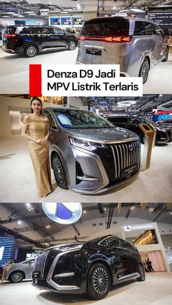 Video: Jadi MPV Listrik Terlaris, Denza D9 Diserbu Pengunjung GIIAS 2025