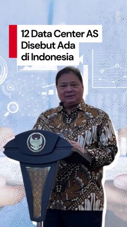 Video: Airlangga Sebut 12 Data Center AS Ada di Indonesia