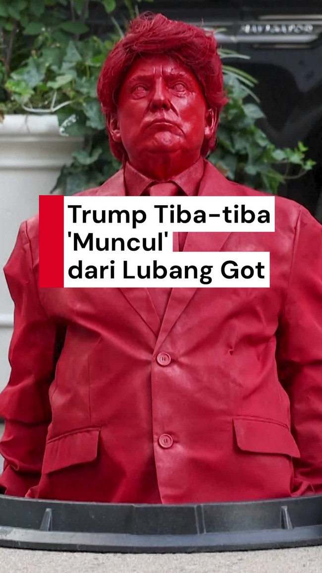 Video: Saat Trump dan Tikus Merah Muncul dari Lubang Got di New York