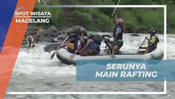 Menikmati Keseruan Main Rafting di Sungai Elo, Magelang  