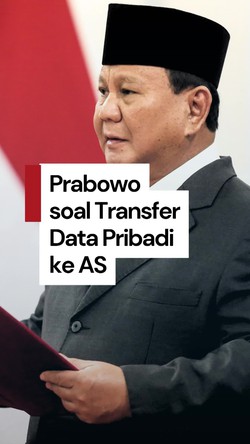 Video Prabowo soal Transfer Data Pribadi RI ke AS: Negosiasi Jalan Terus