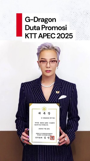 Video: G-Dragon Ditunjuk Jadi Duta KTT APEC Korsel 2025