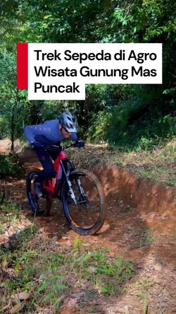 Video: Trek Asyik Bersepeda di Puncak Bogor Nih, Berani Jajal?