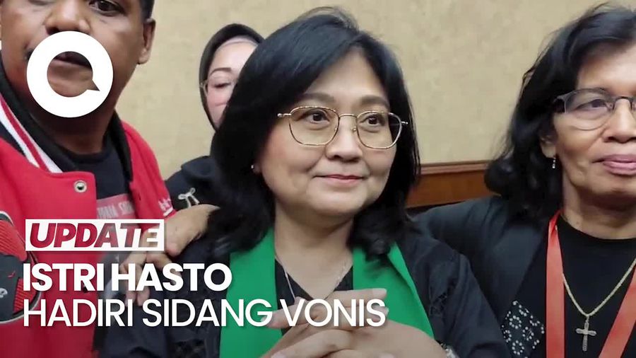Video: Respons Istri Seusai Hasto Divonis 3,5 Tahun Penjara