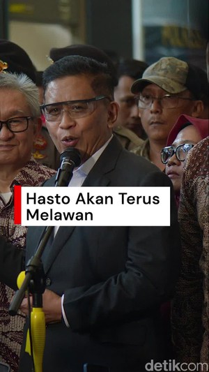 Video Hasto Divonis 3,5 Tahun Penjara: Kepala Saya Tegak