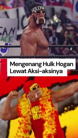 Video: Mengenang Aksi Legenda Gulat Hulk Hogan di Dalam Ring