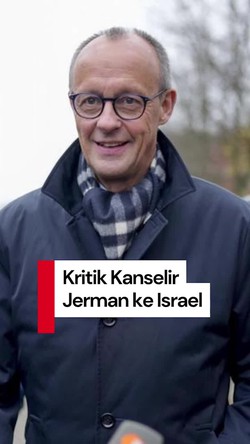 Video Kanselir Jerman: Apa yang Terjadi di Gaza Tak Dapat Diterima!