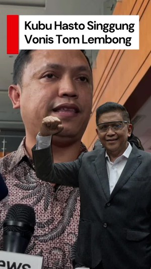 Video: Kuasa Hukum Hasto Minta Hakim Adil, Singgung Putusan Tom Lembong