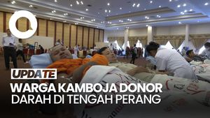 Video: Warga Kamboja Ramai-ramai Donor Darah, Dukung Militer Lawan Thailand