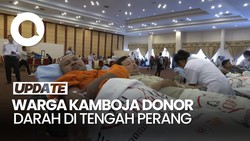 Video: Warga Kamboja Ramai-ramai Donor Darah, Dukung Militer Lawan Thailand