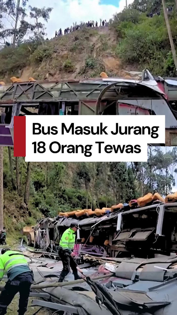 Video: Bus Masuk Jurang di Pegunungan Andes Peru, 18 Orang Tewas