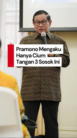 Video: Cerita Pramono Hanya Cium Tangan 3 Orang Ini, Siapa Saja Mereka?