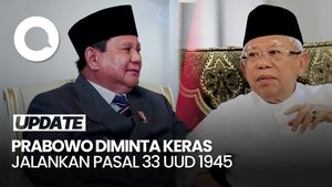 Video: Maruf Amin Sebut Prabowo Harus Keras Jalankan Pasal 33 UUD 1945