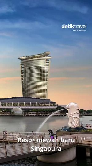 Video: Singapura Bangun Resor Rp130 Triliun di Samping Marina Bay Sands