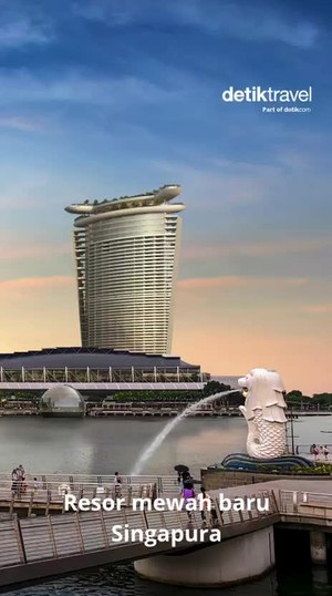 Video: Singapura Bangun Resor Rp130 Triliun di Samping Marina Bay Sands